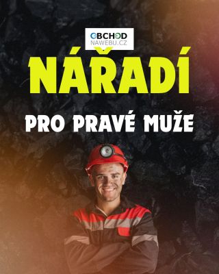 🛠️ Nářadí pro pravé muže 🔧 Ať už doma opravujete, montujete nebo jen rádi kutíte, u nás najdete vybavení, které nesmí...