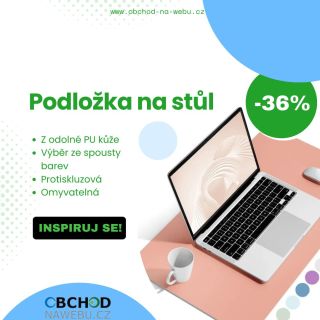 📢 VELKÝ VÝPRODEJ PODLOŽEK NA STŮL 📢 Stylové, praktické a nyní za skvělou cenu! ✨ ✔️ Ideální pod počítač i na práci ✔️...