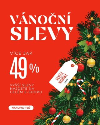 🎅✨ Vánoční slevy v kategorii Volný čas! Udělej si radost nebo překvap někoho blízkého — v naší nabídce najdeš spoustu...
