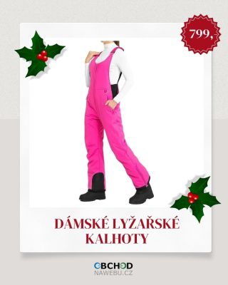 ⛷️❄️ Zima může začít stylově! ❄️⛷️ Dámské lyžařské kalhoty Ohuhu v růžové barvě jsou ideální volbou na svah i zimní...
