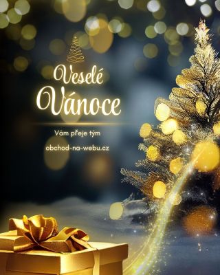🎄 Veselé Vánoce a krásné sváteční chvíle plné pohody, radosti a klidu vám přeje tým obchod-na-webu.cz